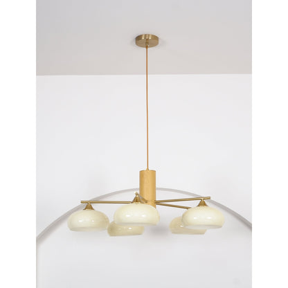 Ellisse Glass Globe Chandelier