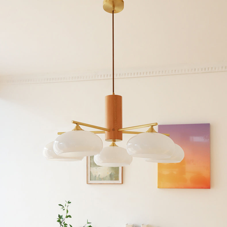 Ellisse Glass Globe Chandelier