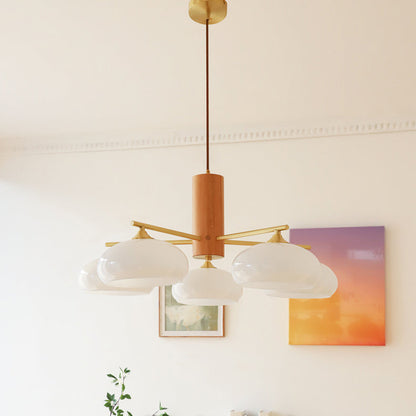 Ellisse Glass Globe Chandelier