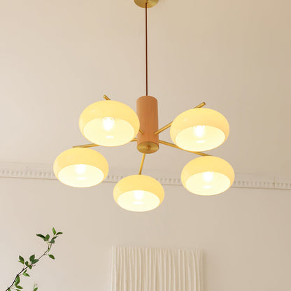 Ellisse Glass Globe Chandelier
