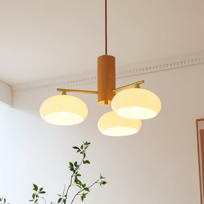 Ellisse Glass Globe Chandelier