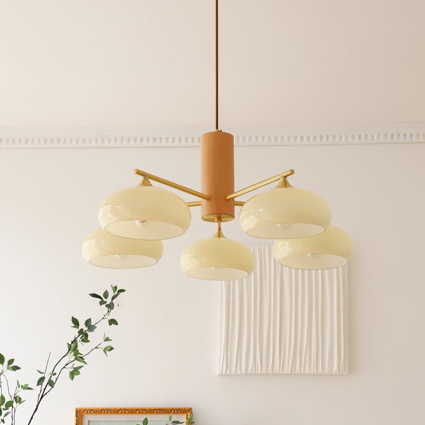 Ellisse Glass Globe Chandelier