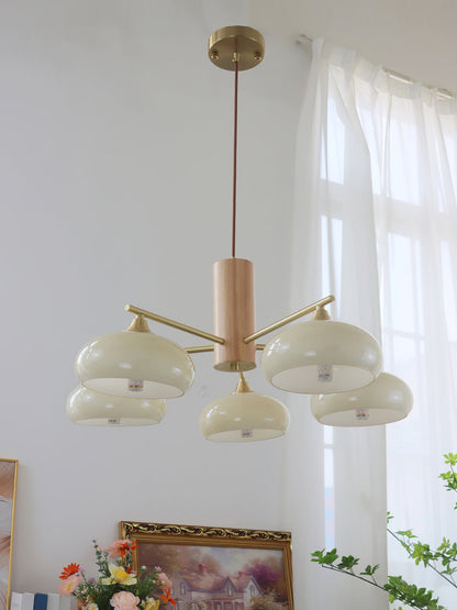 Ellisse Glass Globe Chandelier