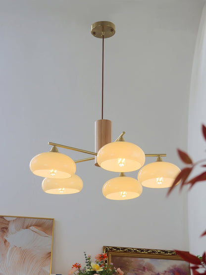 Ellisse Glass Globe Chandelier