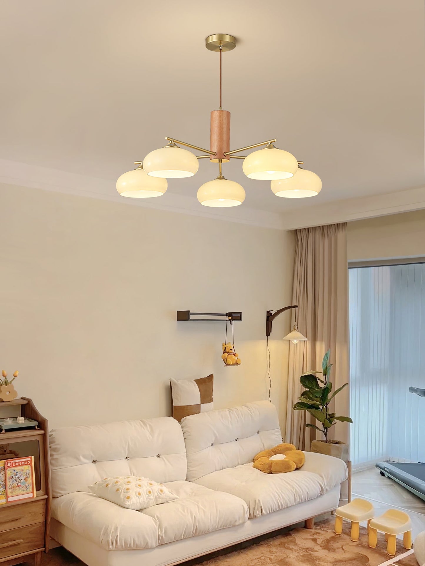 Ellisse Glass Globe Chandelier