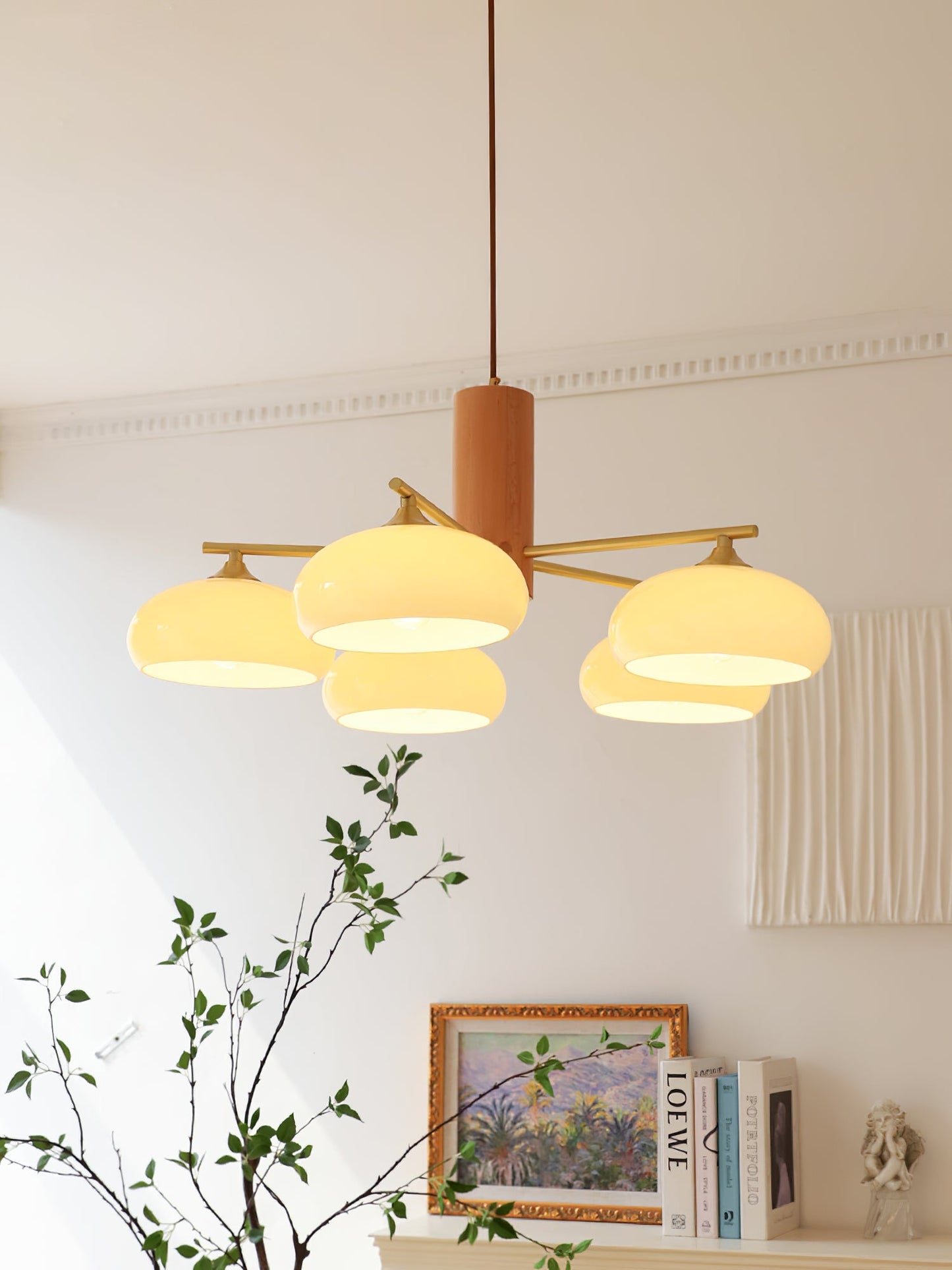Ellisse Glass Globe Chandelier
