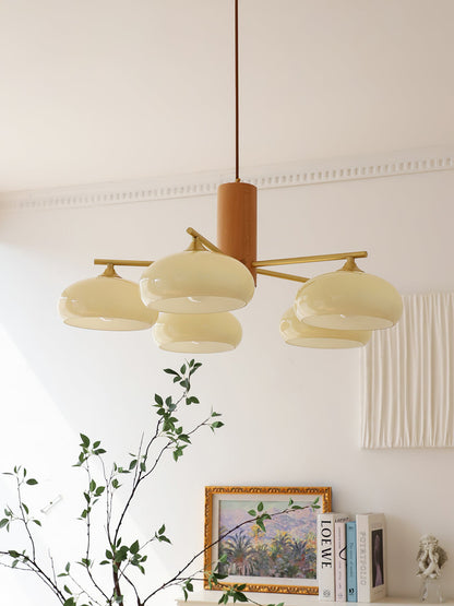 Ellisse Glass Globe Chandelier