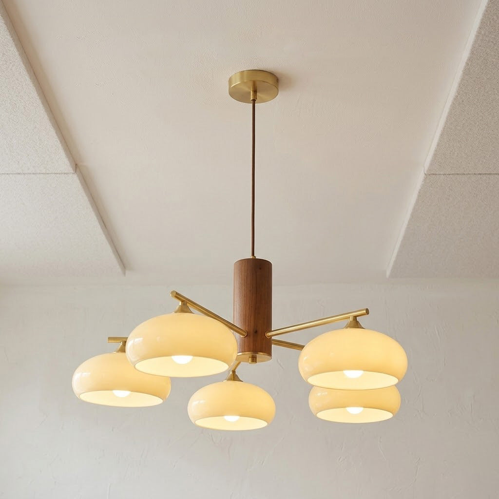 Ellisse Glass Globe Chandelier