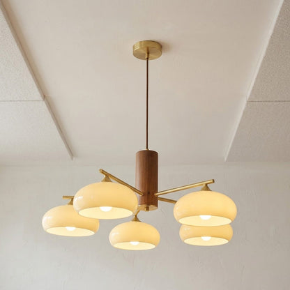 Ellisse Glass Globe Chandelier
