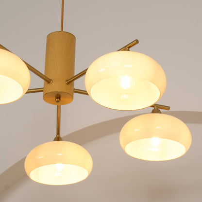 Ellisse Glass Globe Chandelier