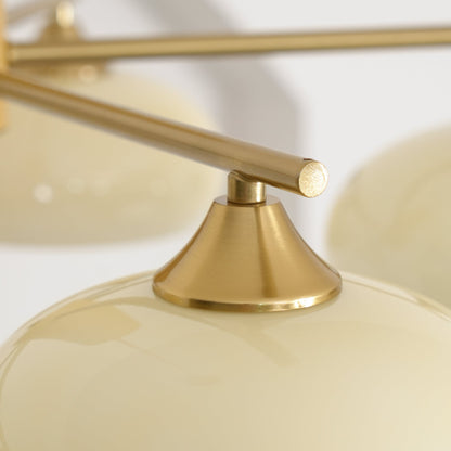 Ellisse Glass Globe Chandelier