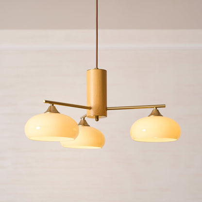 Ellisse Glass Globe Chandelier