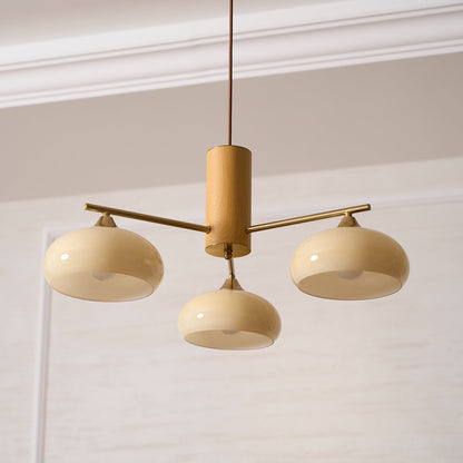 Ellisse Glass Globe Chandelier