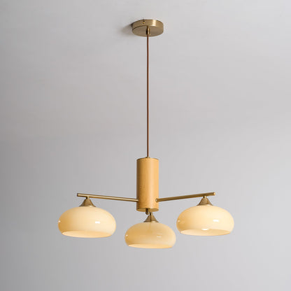 Ellisse Glass Globe Chandelier