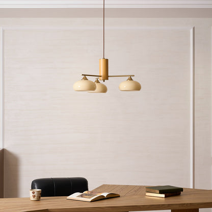 Ellisse Glass Globe Chandelier