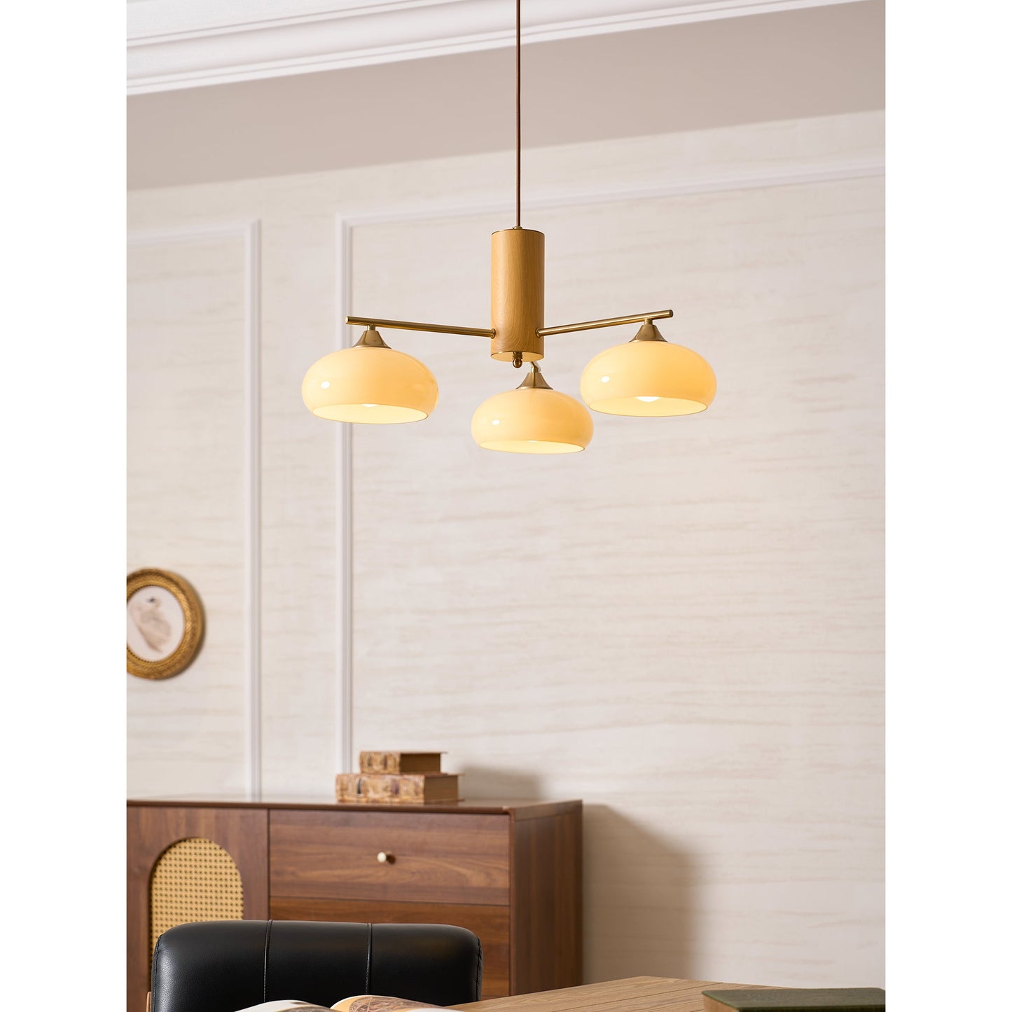 Ellisse Glass Globe Chandelier