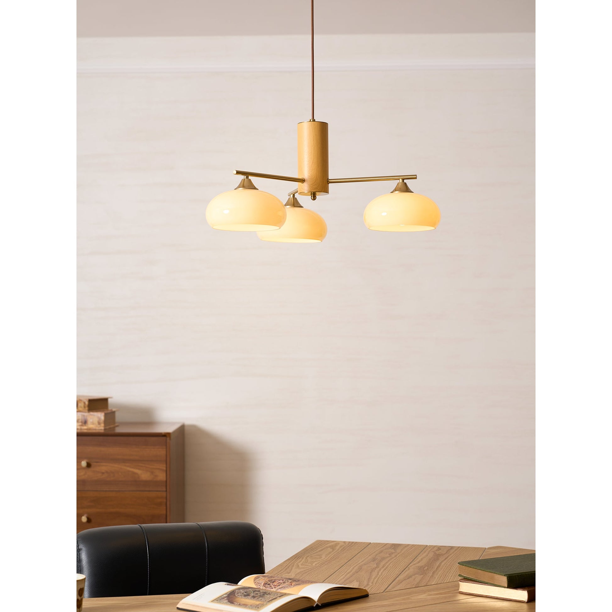 Ellisse Glass Globe Chandelier