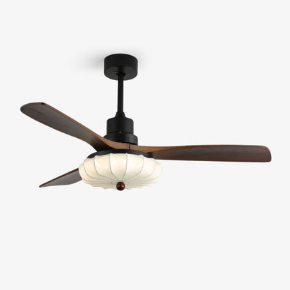 Fiore Wood Blade Ceiling Fan Light