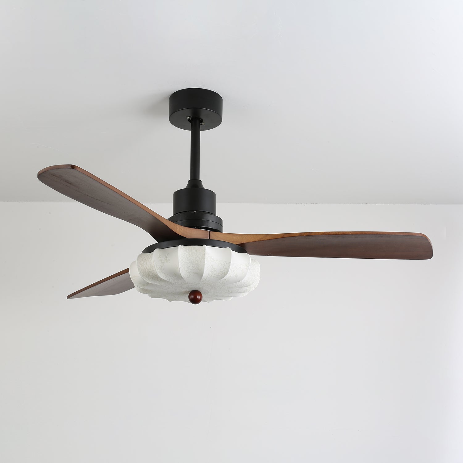 Fiore Wood Blade Ceiling Fan Light