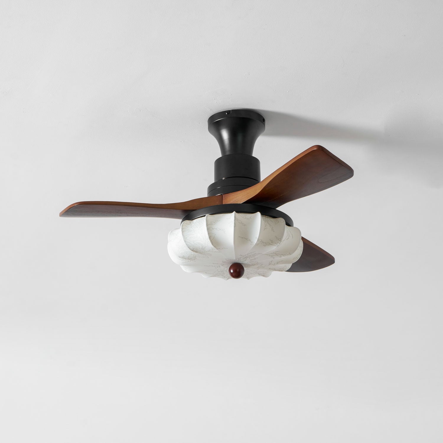 Fiore Wood Blade Ceiling Fan Light
