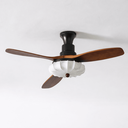Fiore Wood Blade Ceiling Fan Light