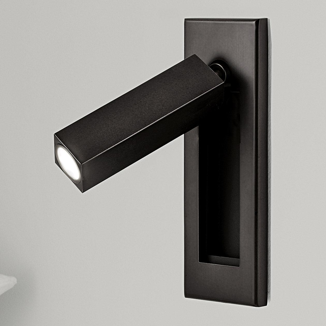 Fold Recessed Bedside Reading Light