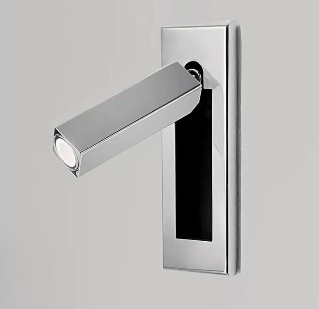 Fold Recessed Bedside Reading Light