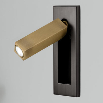 Fold Recessed Bedside Reading Light