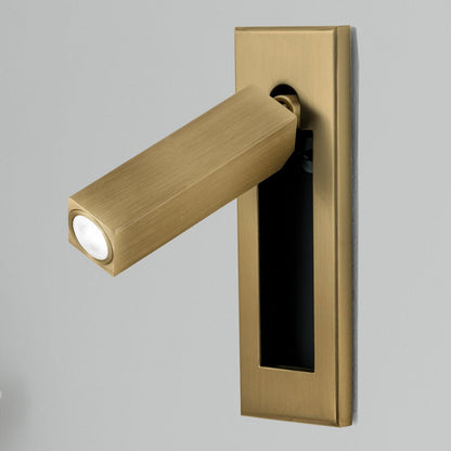 Fold Recessed Bedside Reading Light