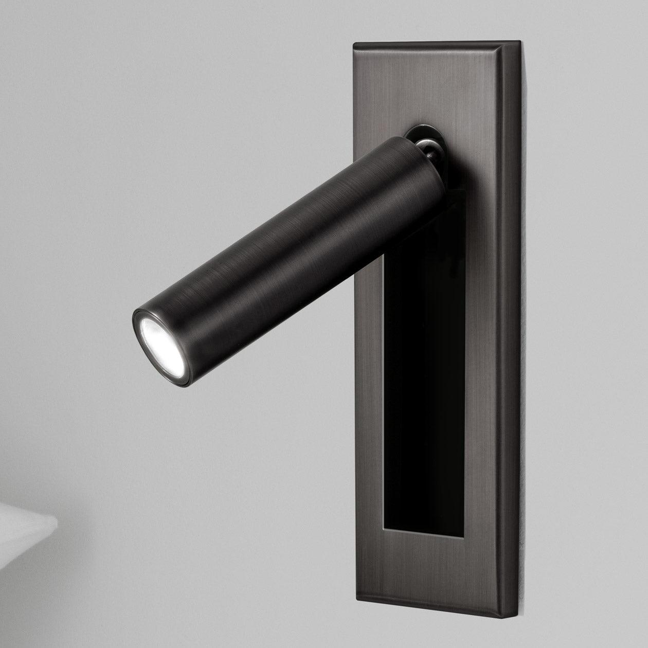 Fold Recessed Bedside Reading Light