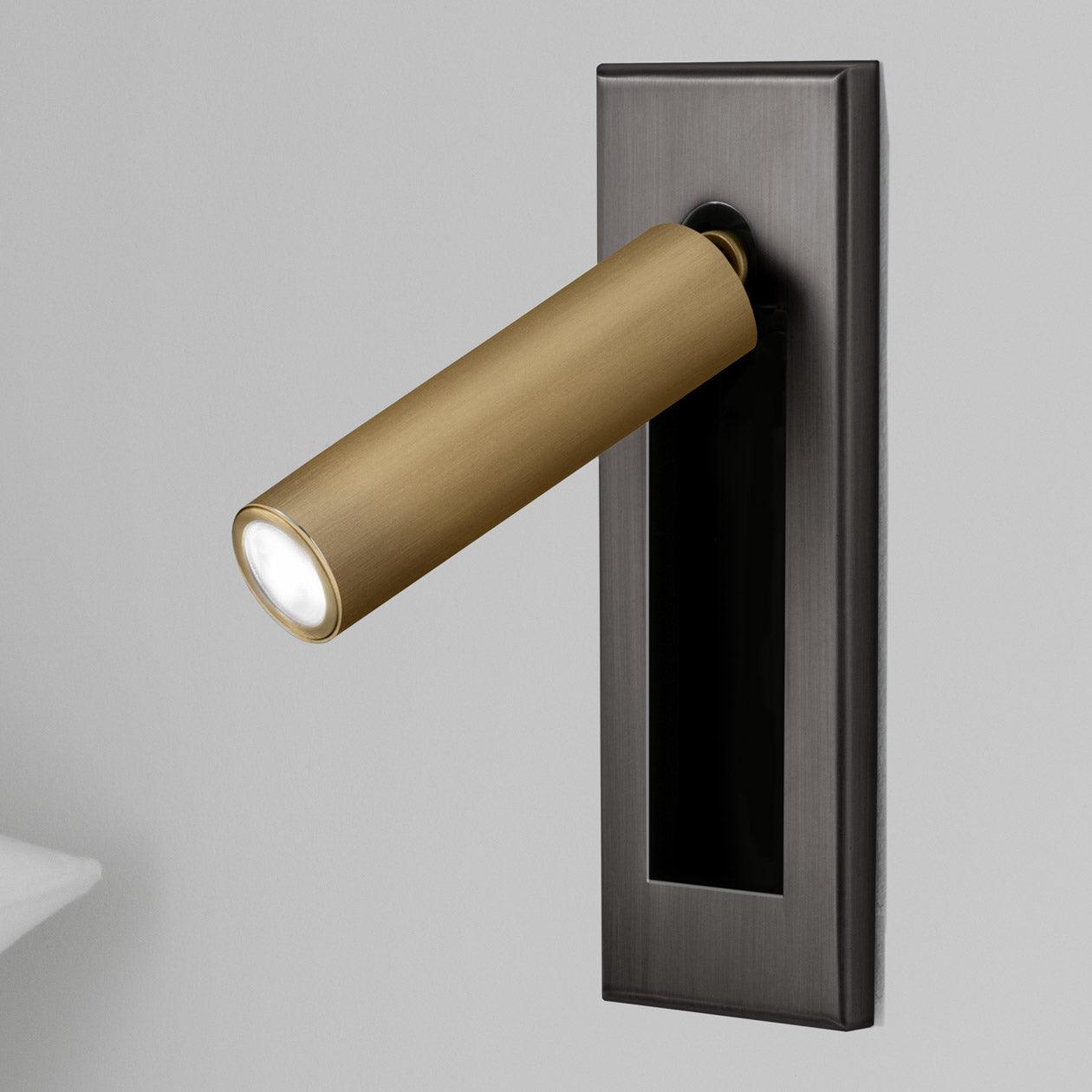 Fold Recessed Bedside Reading Light
