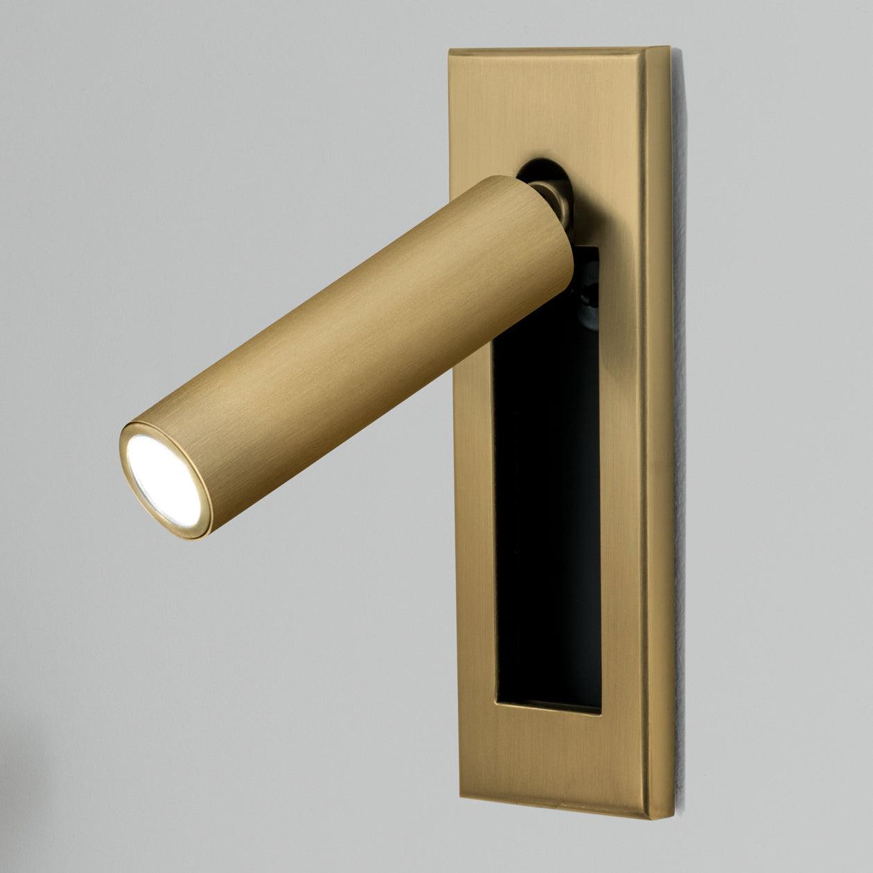 Fold Recessed Bedside Reading Light
