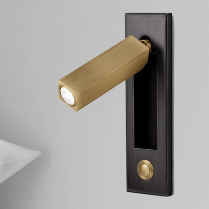 Fold Recessed Bedside Reading Light