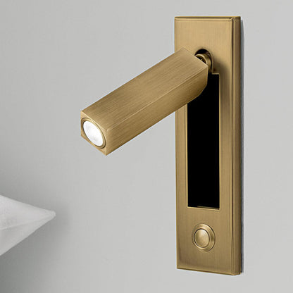 Fold Recessed Bedside Reading Light