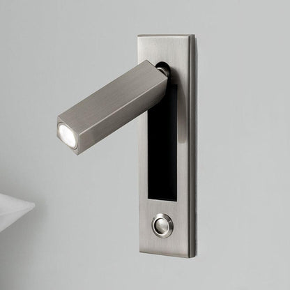 Fold Recessed Bedside Reading Light