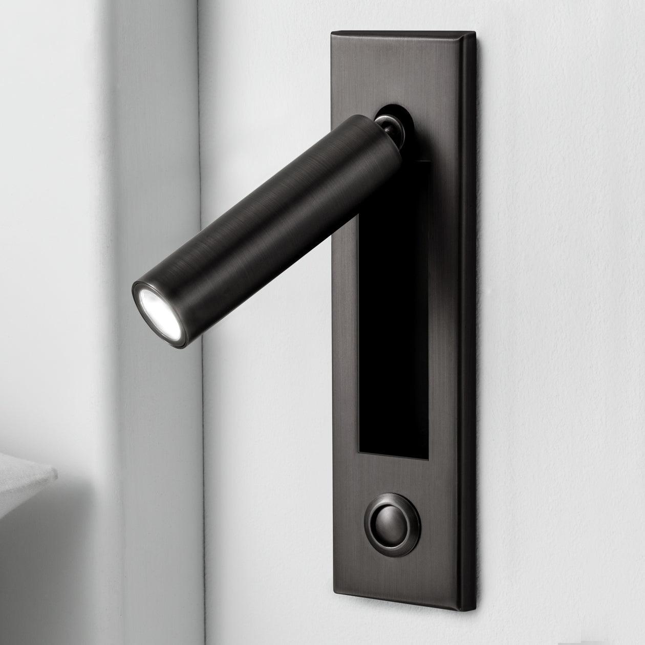 Fold Recessed Bedside Reading Light