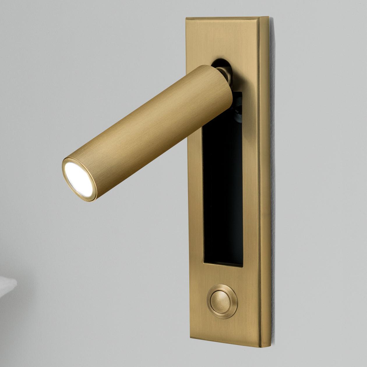 Fold Recessed Bedside Reading Light