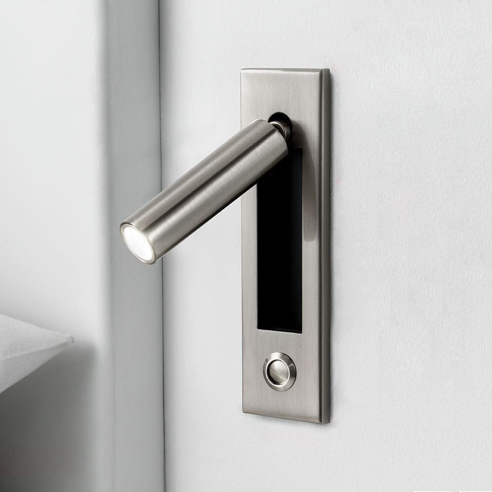 Fold Recessed Bedside Reading Light