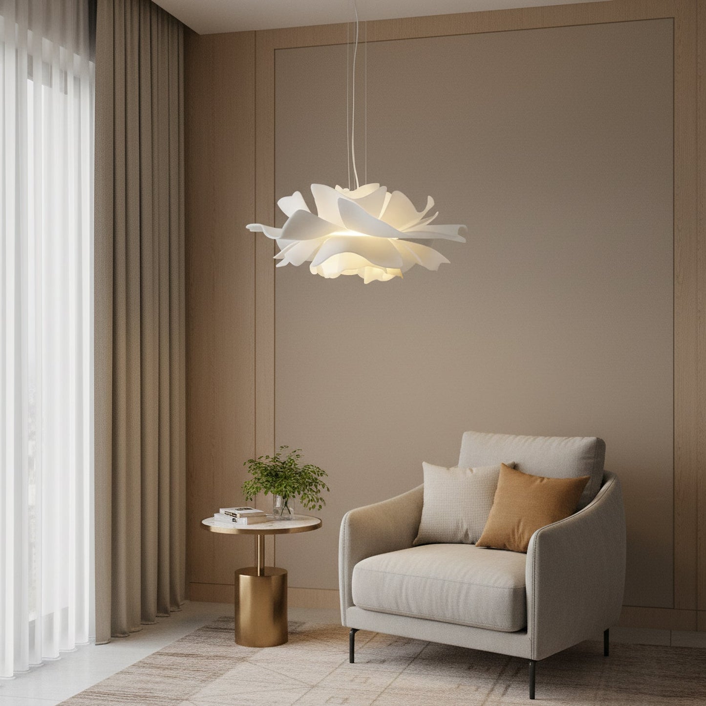Loto Petal Pendant Light