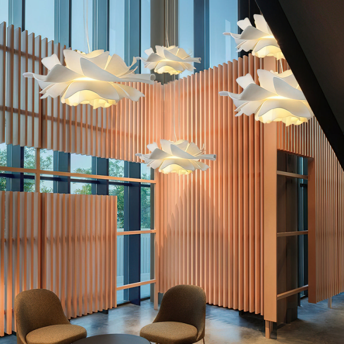 Loto Petal Pendant Light