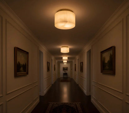 Luna Alabaster Ceiling Light