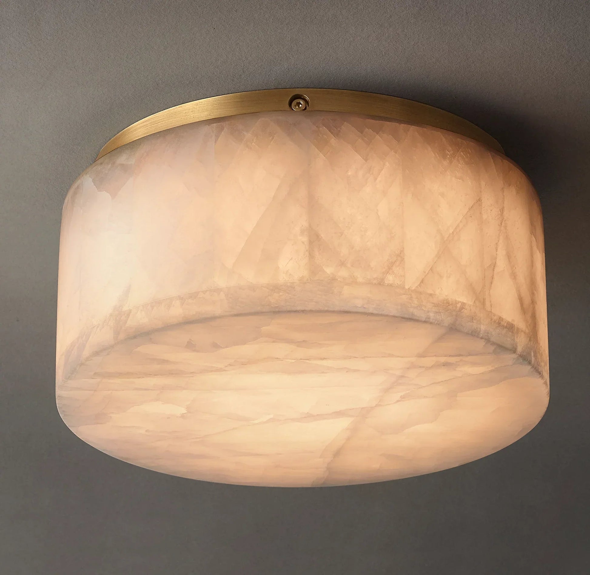 Luna Alabaster Ceiling Light