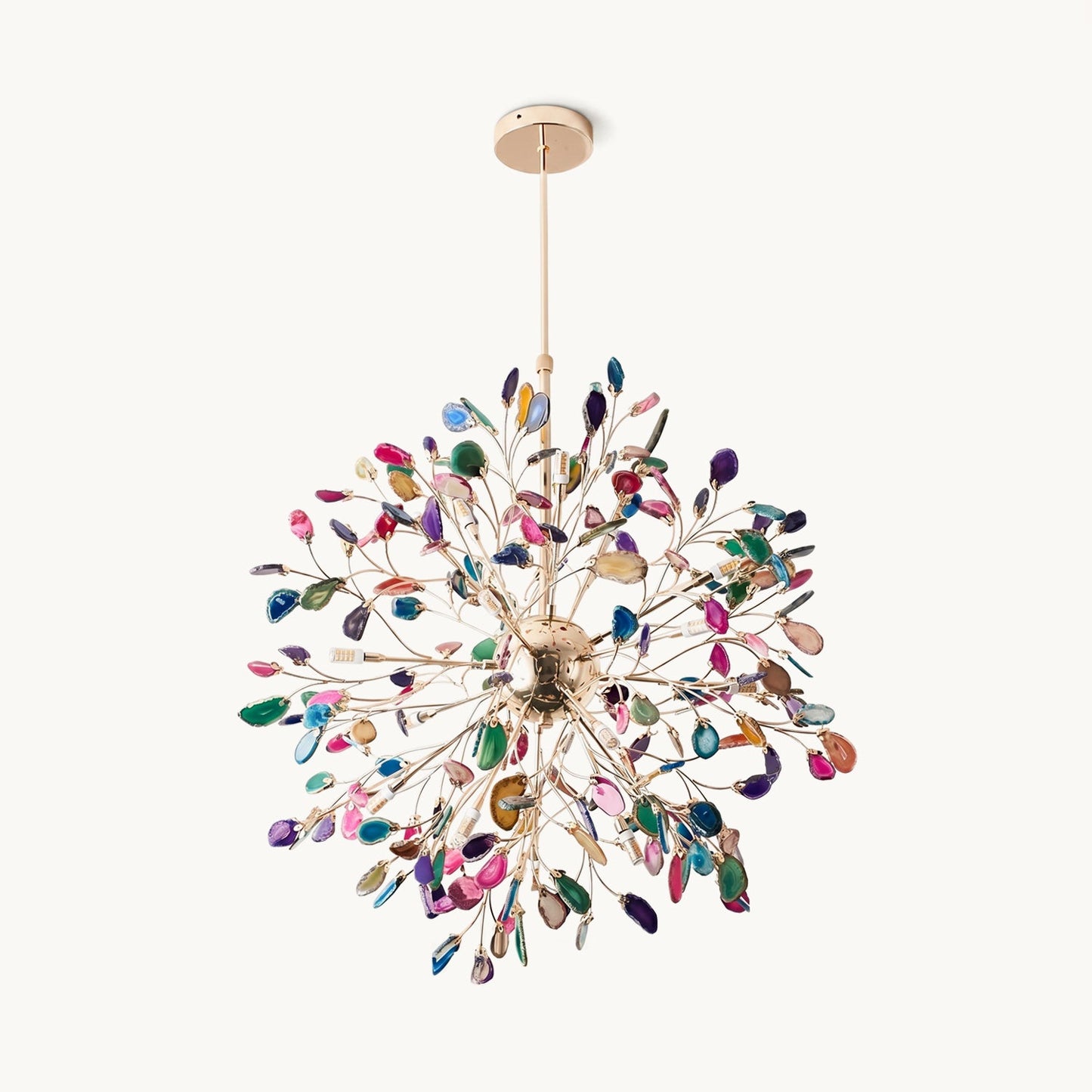 Pietra Agate Slice Chandelier