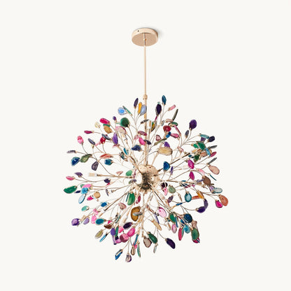 Pietra Agate Slice Chandelier