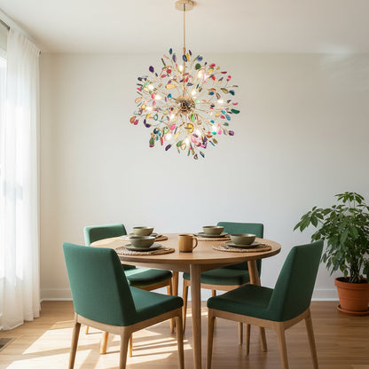 Pietra Agate Slice Chandelier