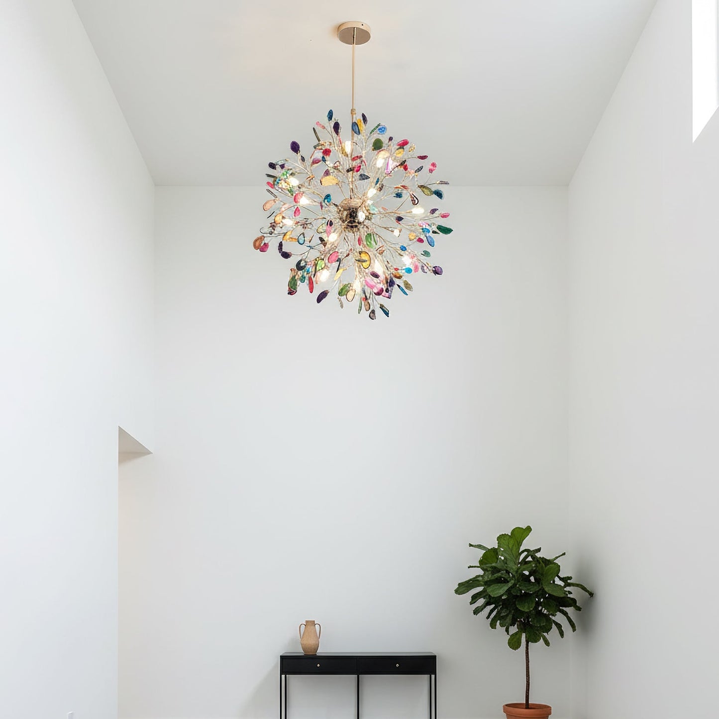 Pietra Agate Slice Chandelier