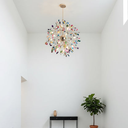 Pietra Agate Slice Chandelier