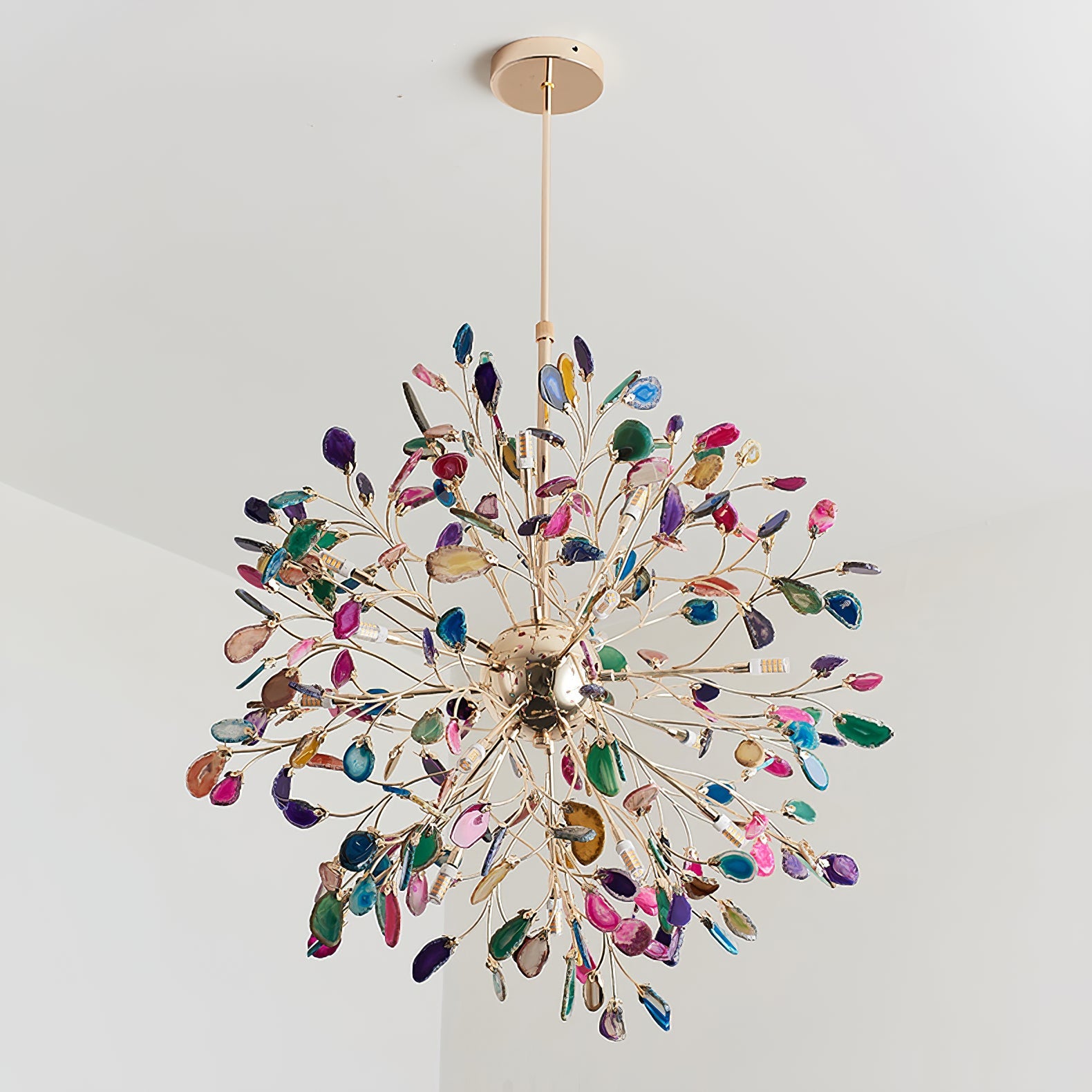 Pietra Agate Slice Chandelier