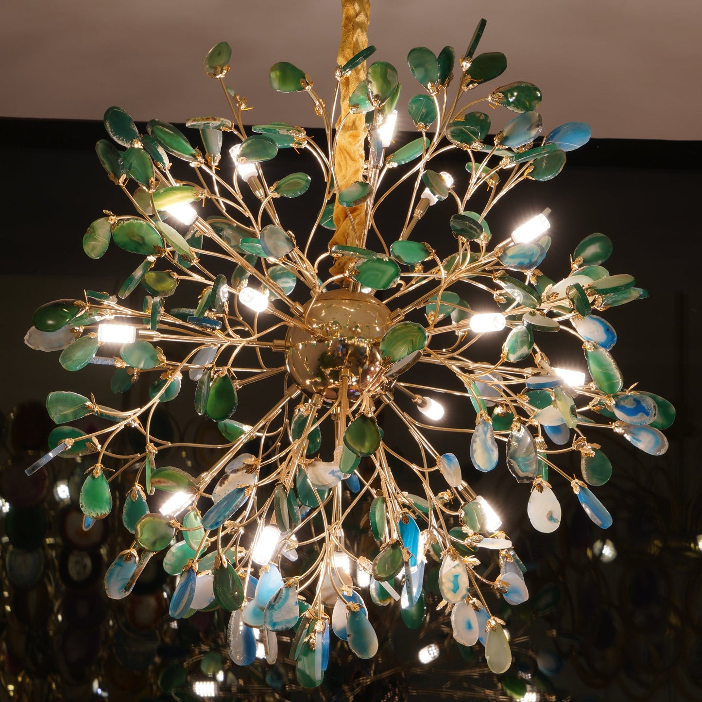 Pietra Agate Slice Chandelier