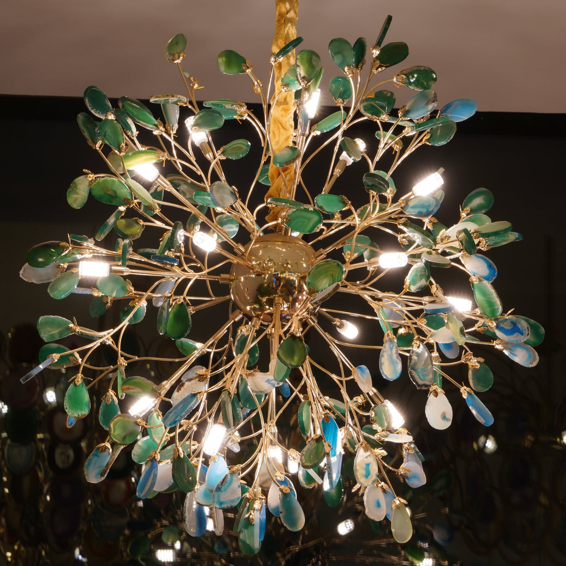Pietra Agate Slice Chandelier